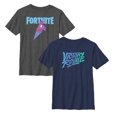 Футболки Llama Victory Royale в 2-х упаковках для мальчиков