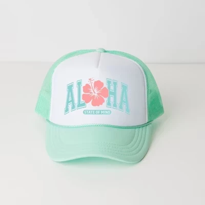 Кепка Simply Sage Market Aloha Flower, белая