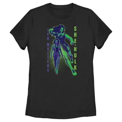 Женская футболка She-Hulk: Attorney at Law Brains and Muscles черного цвета