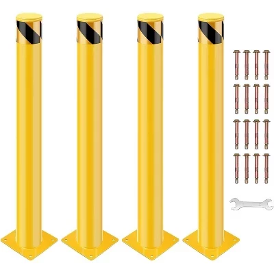 Столбики безопасности Acekool 122 см (4 шт.), желтые