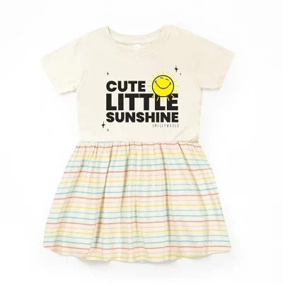 Детское платье SmileyWorld Cute Little Sunshine в натуральную полоску