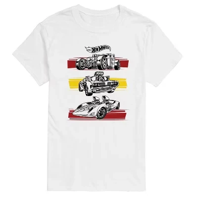Мужская футболка Hot Wheels Hot Rods Stack, белая