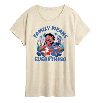 Женская футболка с коротким рукавом Family Means Everything с графическим рисунком birch