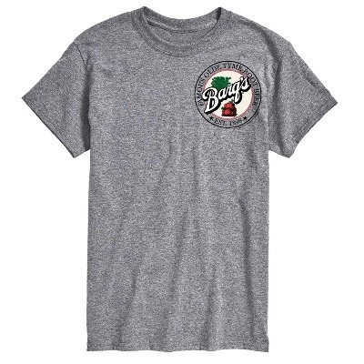 Мужская футболка Barq's Ole Tyme Root Beer с коротким рукавом и графическим рисунком athletic heather