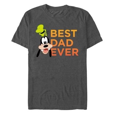 Мужская футболка Mickey & Friends Father's Day, лучшая футболка для папы-гуфи на свете, с изображением древесного вереска
