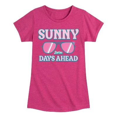 Sunny Days Ahead - приталенная футболка с коротким рукавом и рисунком цвета Хизер фуксия