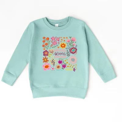Детская толстовка The Juniper Shop Happiness Blooms, мятная