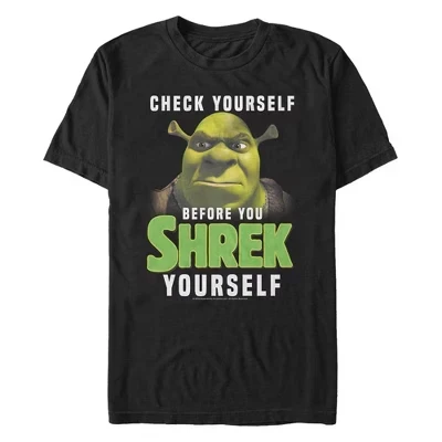 Мужская футболка Check Yourself Before черного цвета