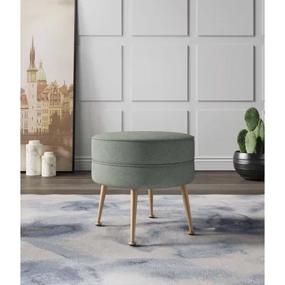 Пуф Manhattan Comfort Bailey из полиэстера, зеленый