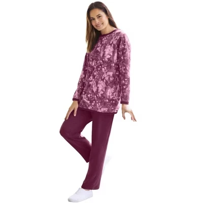 deep claret tie dye