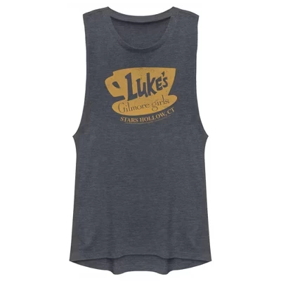 Женская майка Gilmore Girls «Luke's Diner», синяя