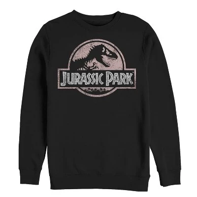 Мужской свитшот Jurassic Park Dusty Logo, черный