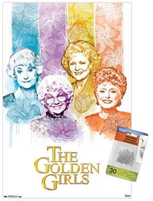 Постер Trends International Golden Girls Older, с кнопками