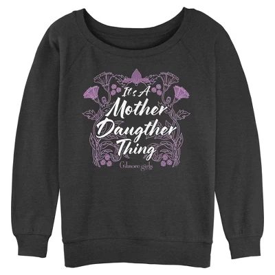 Женская толстовка для юниорок It's A Mother Daughter Thing угольно-вересковая