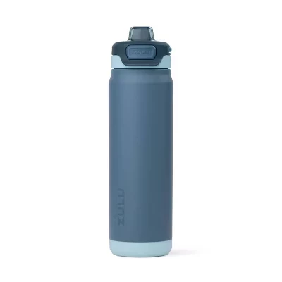 Бутылка для воды Powerfill Pro из нержавеющей стали синего цвета
