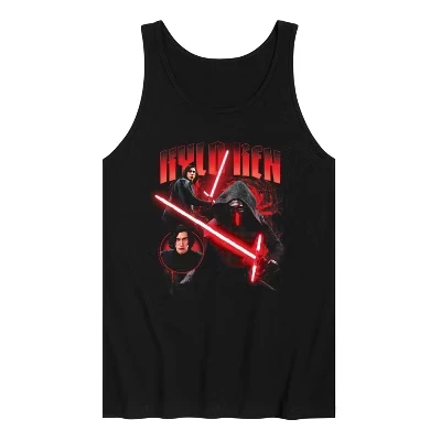 Мужская майка с графическим принтом Kylo Ren Bootleg, черная
