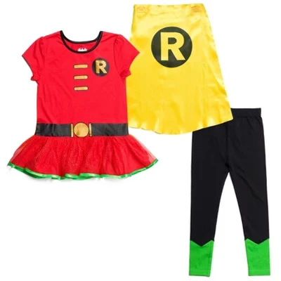 Детский костюм DC Comics Robin 3 в 1, разноцветный