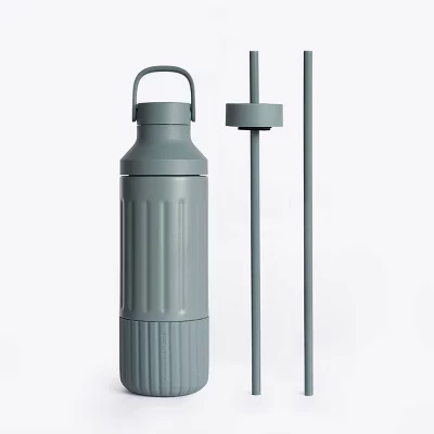 Термобутылка Beast Health Dual Cap 740 мл, дымчатая