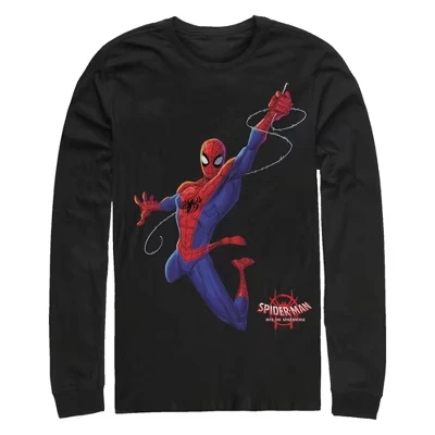 Мужской лонгслив Marvel Spider-Man Spiderverse, черный