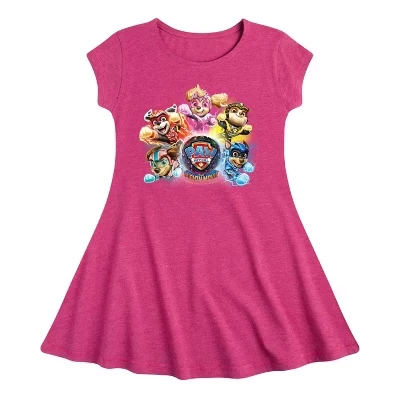 Детское платье Paw Patrol Fit & Flair, фуксия меланж
