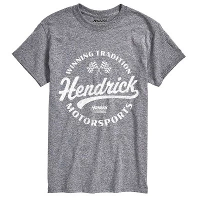 Мужская футболка Hendrick Motorsports Winning Tradition с коротким рукавом и графическим рисунком athletic heather