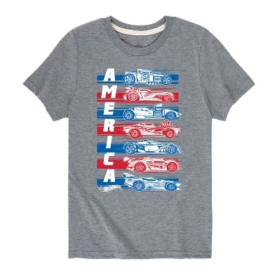 Футболка с коротким рукавом и рисунком America Cars