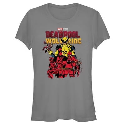 Футболка с логотипом Junior's Marvel: & Wolverine Family.
