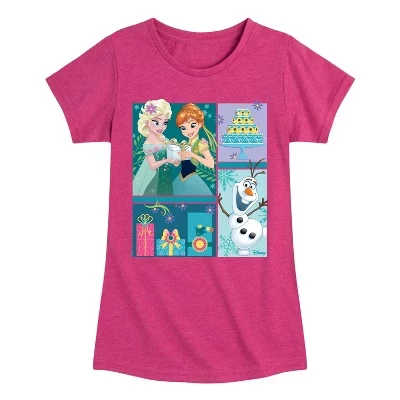Детская футболка Disney Frozen, фуксия