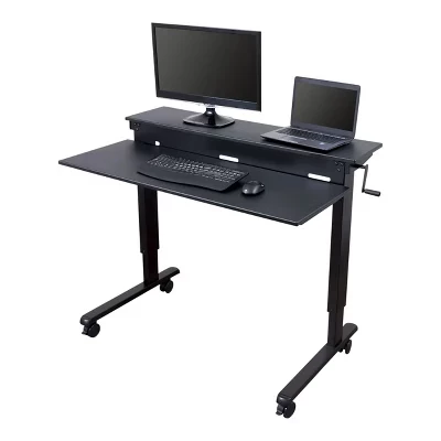 Стол Stand Up Desk Store двухуровневый, черный