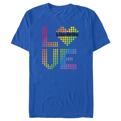 Мужская футболка Rainbow Retro Love в стиле ретро