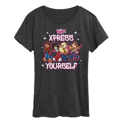Женская футболка Xpress Yourself с коротким рукавом и графическим рисунком heather charcoal