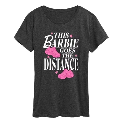 Женская футболка Barbie Goes The Distance, тёмно-серая