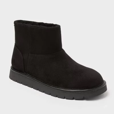 Женские ботинки May Microsuede со стелькой из пены с эффектом памяти - ™ черные