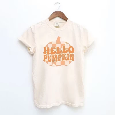 Женская футболка Simply Sage Market «Hello Pumpkin», белая