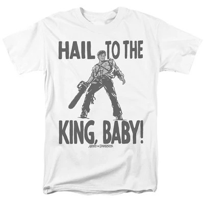 Мужская футболка Hail to The King белого цвета