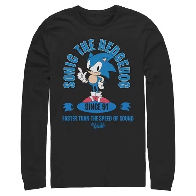 Мужская рубашка с длинным рукавом Faster Than the Speed of Sound черного цвета