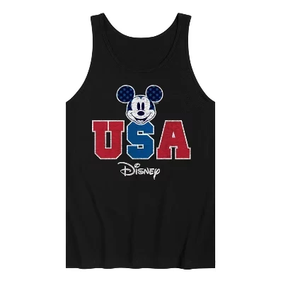Мужская майка Disney Americana с принтом, черная