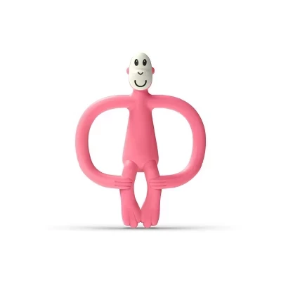 Прорезыватель Matchstick Monkey Original No Tail, розовый
