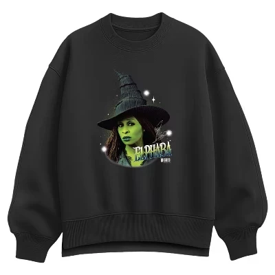 Женская толстовка Elphaba Bootleg Oversize из флиса черного цвета