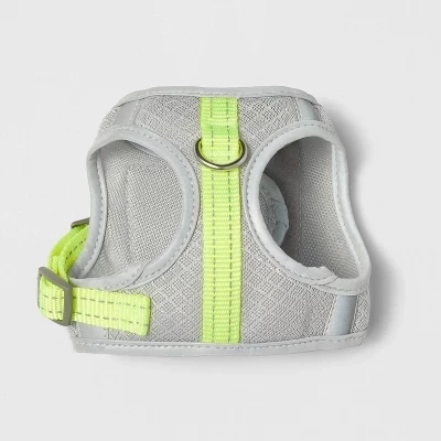 Шлейка для собак Boots & Barkley Reflective Mesh, серая