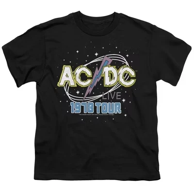 Футболка ACDC Live для мальчиков, черная