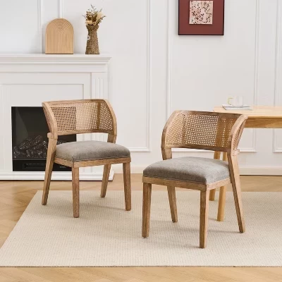 Стулья Christopher Knight Home Rei, 2 шт., коричневые
