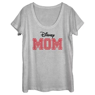 Женская футболка с официальным логотипом Mickey & Friends Mother's Day Mom athletic heather