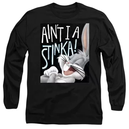 Мужской лонгслив Looney Tunes Bugs Bunny, черный