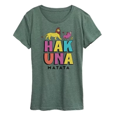 Женская футболка Disney The Lion King, меланж можжевельник