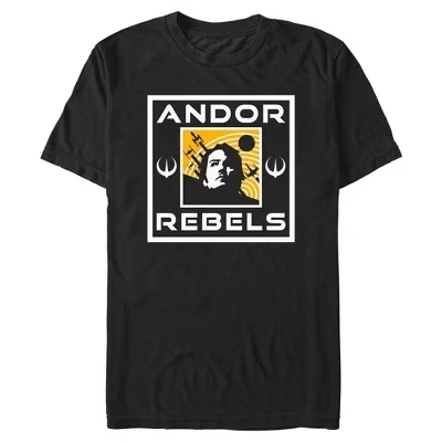 Мужская : Футболка Andor Cassian Bold Rebels черного цвета