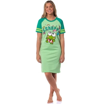 Женская футболка для сна Bioworld Sanrio, зеленая