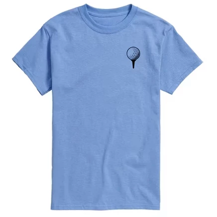 Мужская футболка Instant Message Golf Ball On Tee, голубая