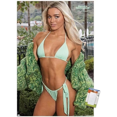 Плакат Sports Illustrated Olivia Dunne, белый