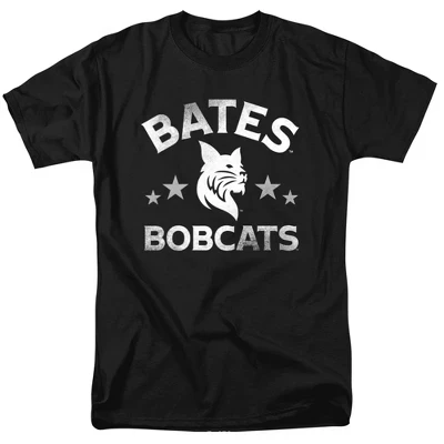 Мужская футболка NCAA Bates College Bobcats, чёрная